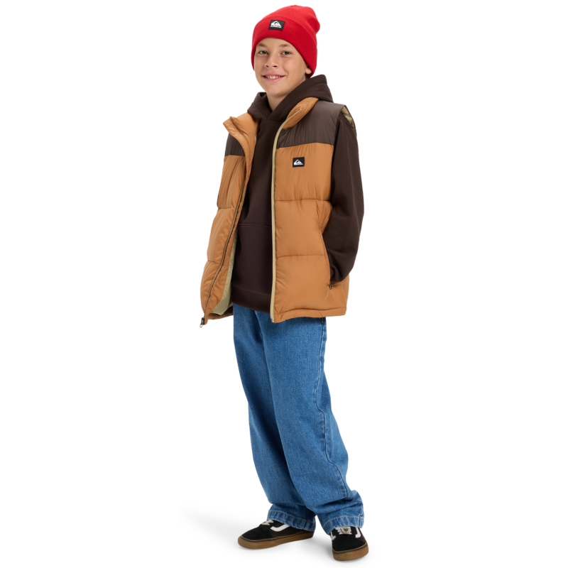 Quiksilver Cold Days Sleeveless Youth - Dětská péřova bez rukávů | Hardloop