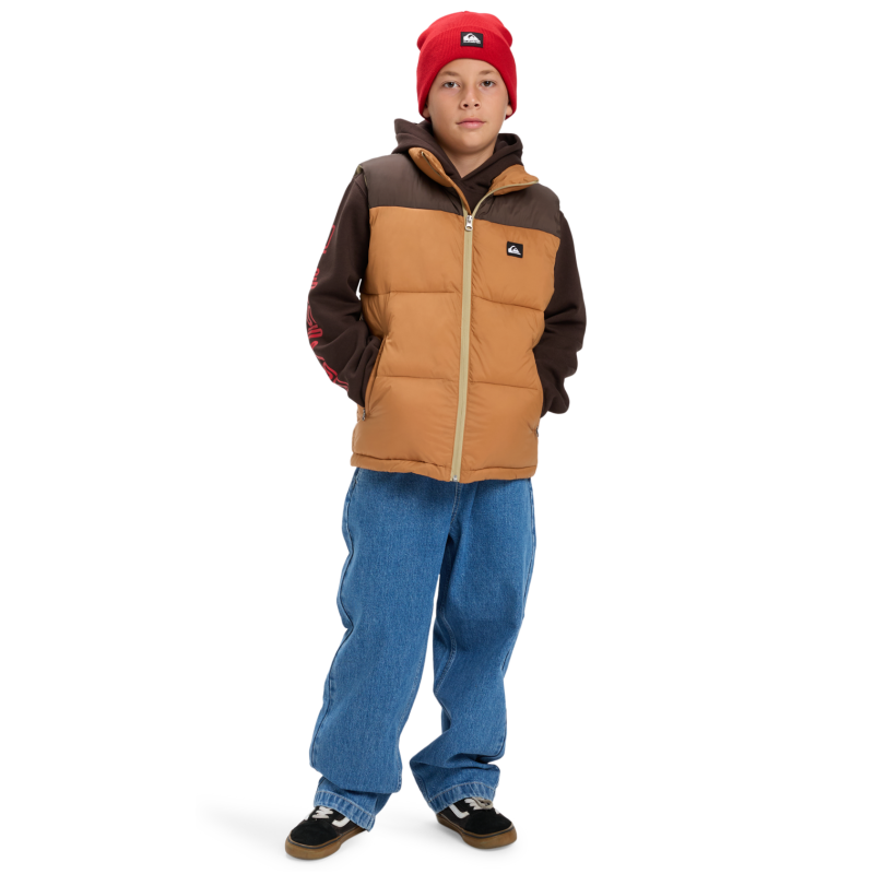 Quiksilver Cold Days Sleeveless Youth - Colete penas criança | Hardloop