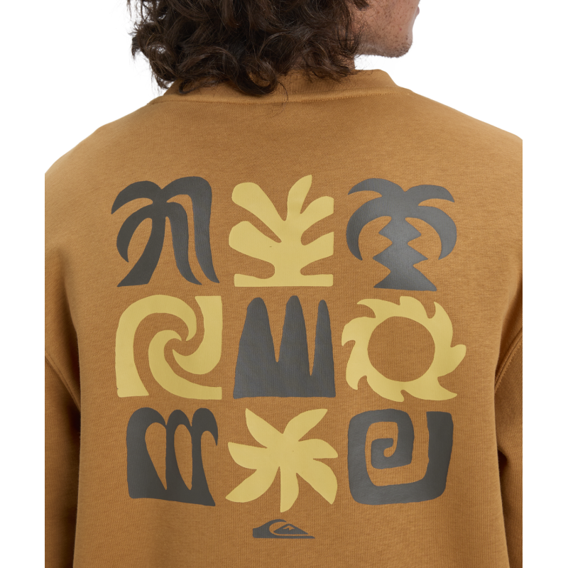 Quiksilver Salt Water Graphic Crew - Trui - Heren | Hardloop