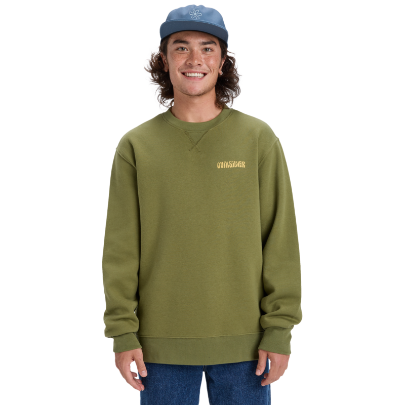 Quiksilver Salt Water Graphic Crew - Pánská mikina | Hardloop