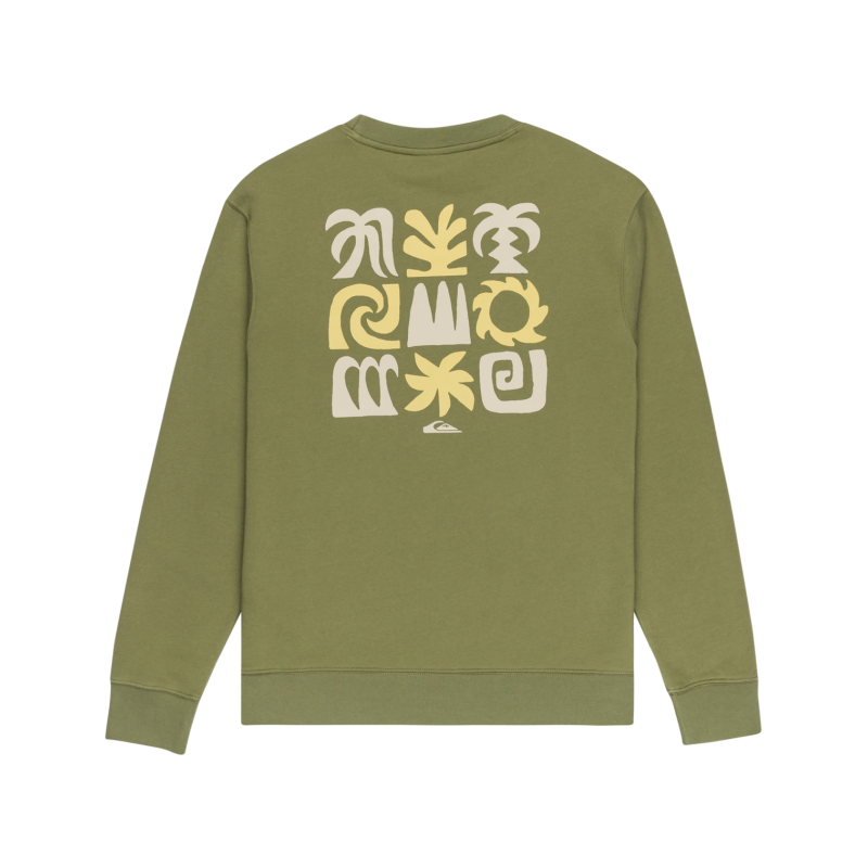 Quiksilver Salt Water Graphic Crew - Pánská mikina | Hardloop