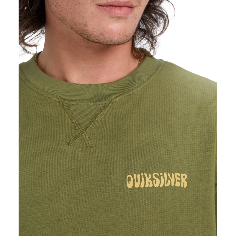 Quiksilver Salt Water Graphic Crew - Pánská mikina | Hardloop