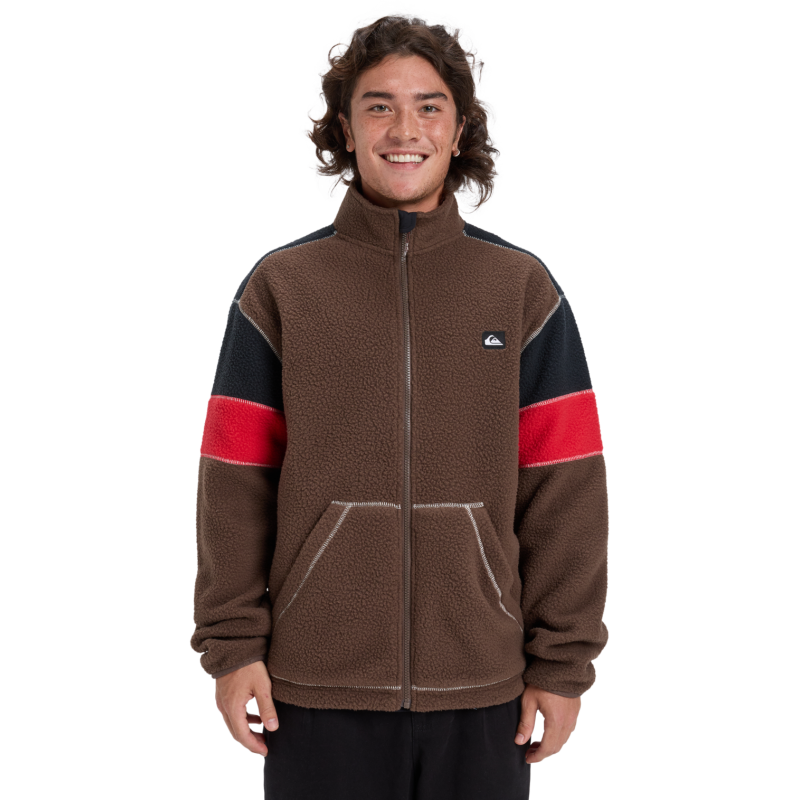 Quiksilver Clean Coast Block Fz - Bluza polarowa meska | Hardloop