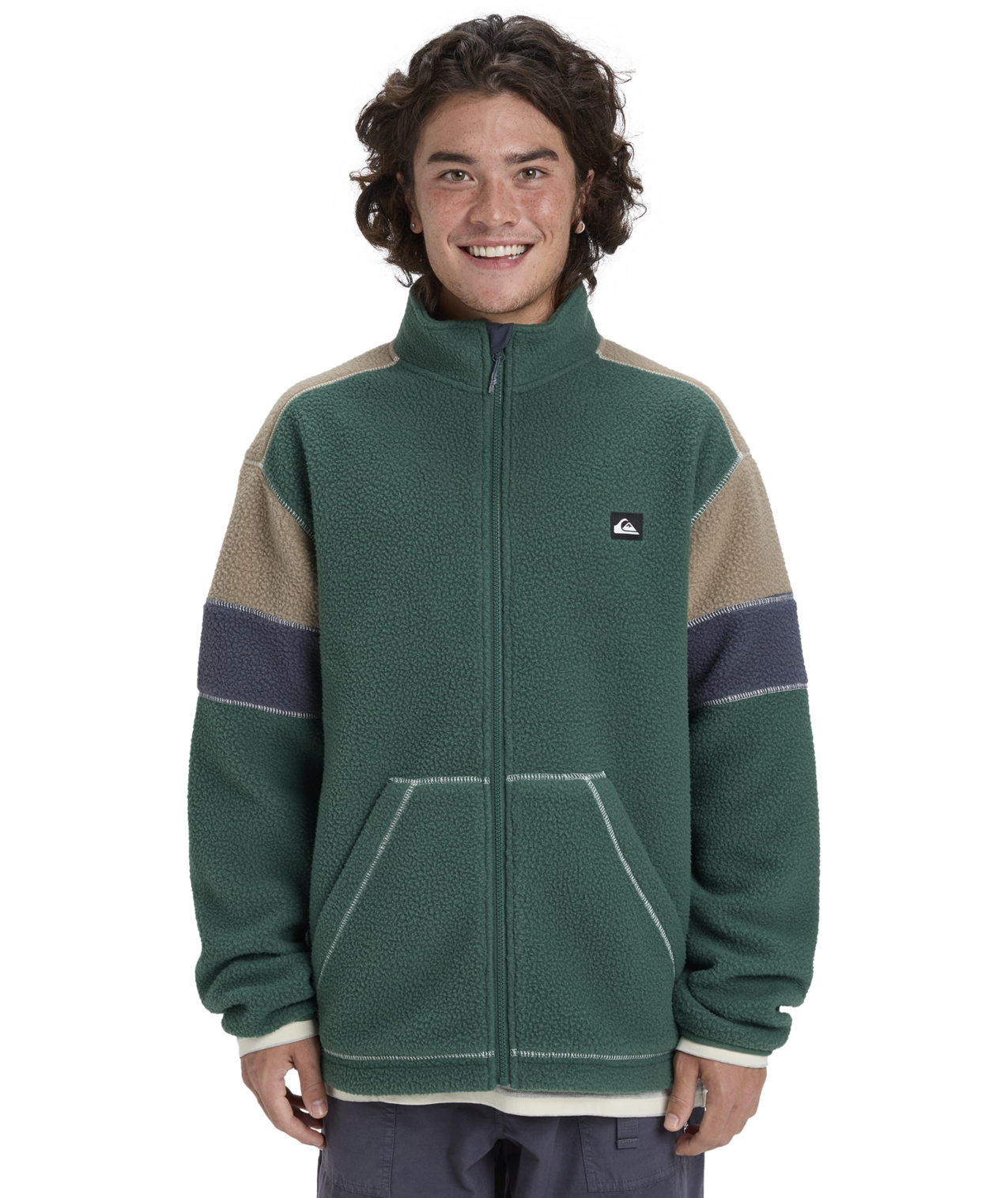 Quiksilver Clean Coast Block Fz - Giacca in pile - Uomo | Hardloop
