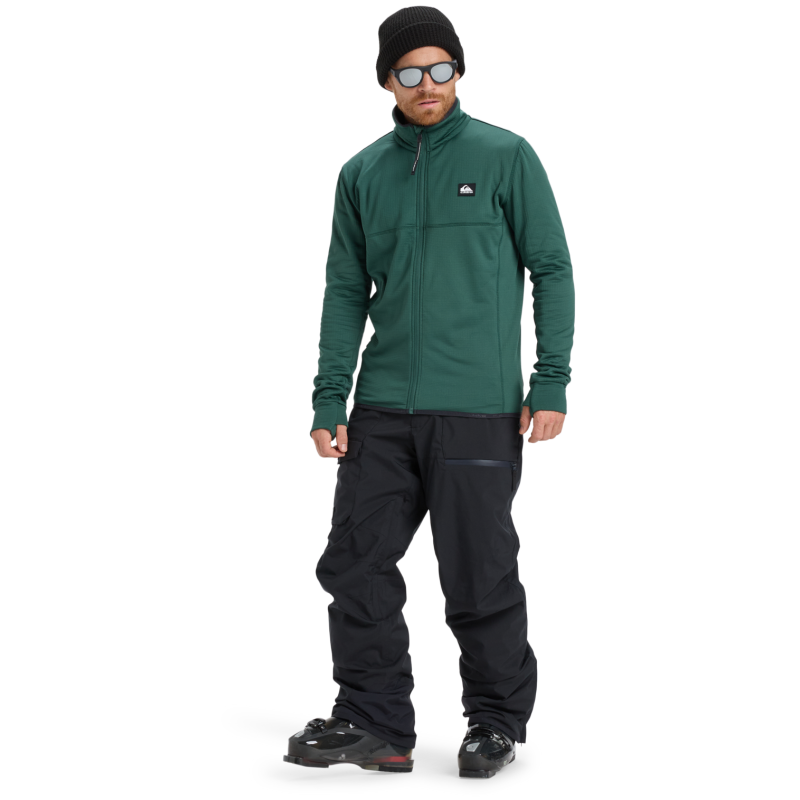 Quiksilver Steep Point Fz Fleece - Fleecejakke - Herrer | Hardloop