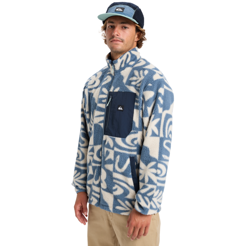 Quiksilver Clean Coast Fz - Pánská fleesová mikina | Hardloop