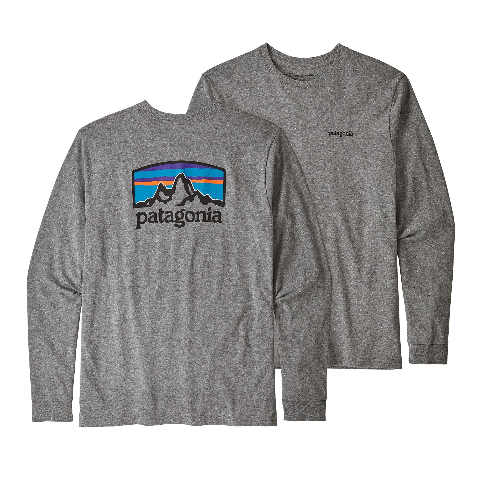 Patagonia L/S Fitz Roy Horizons Responsibili-Tee - T-shirt homme | Hardloop