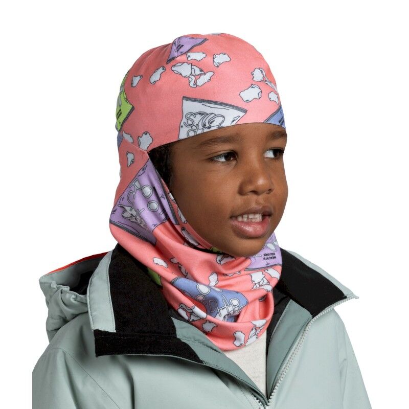 Buff Thermonet Hinged Balaclava - Stormhætte - Barn | Hardloop