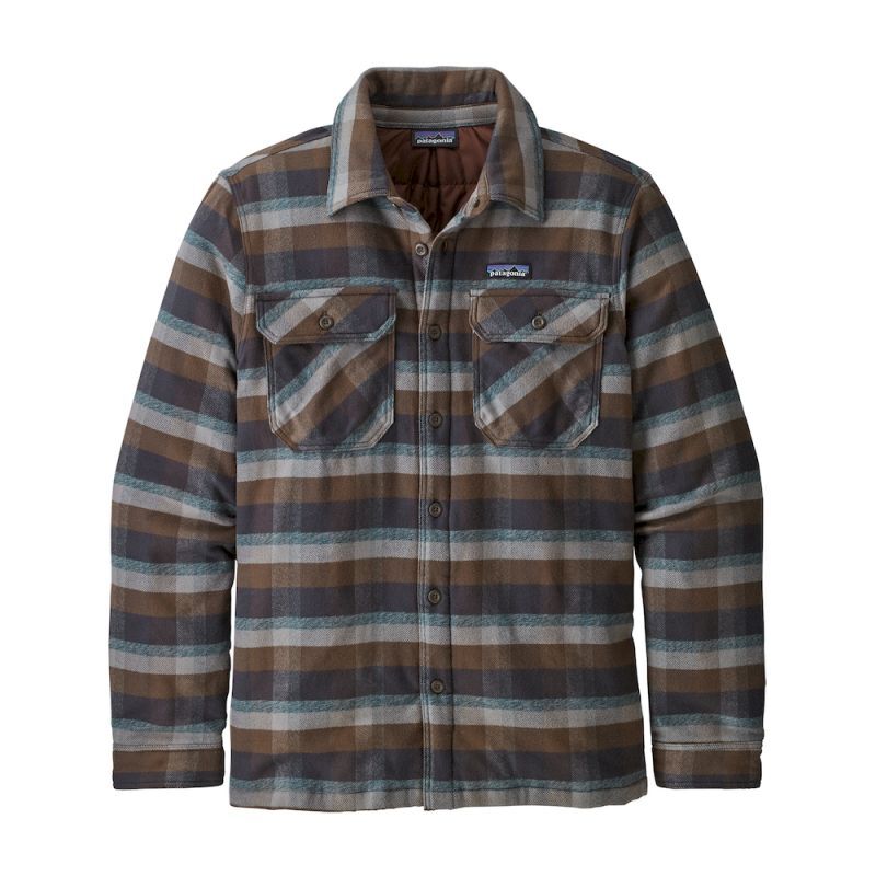 Patagonia Insulated Fjord Flannel Jacket Shirt Men s