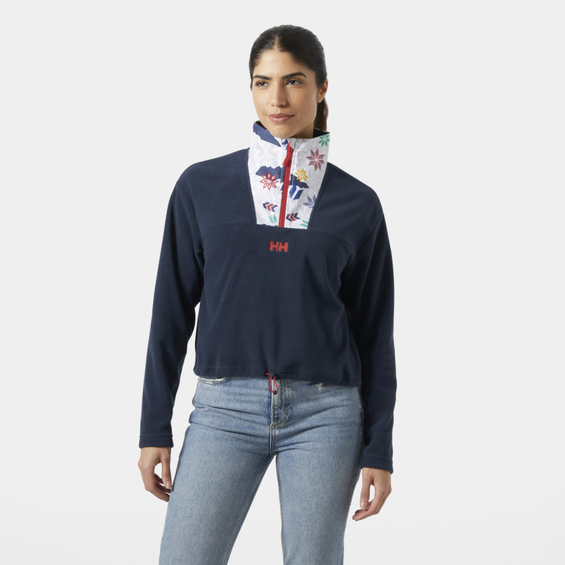 Helly Hansen Daybreaker Cropped Fleece - Polar mulher | Hardloop