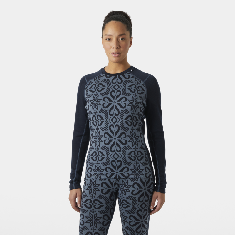 Helly Hansen Lifa Merino Midweight Graphi - Base layer - Women's