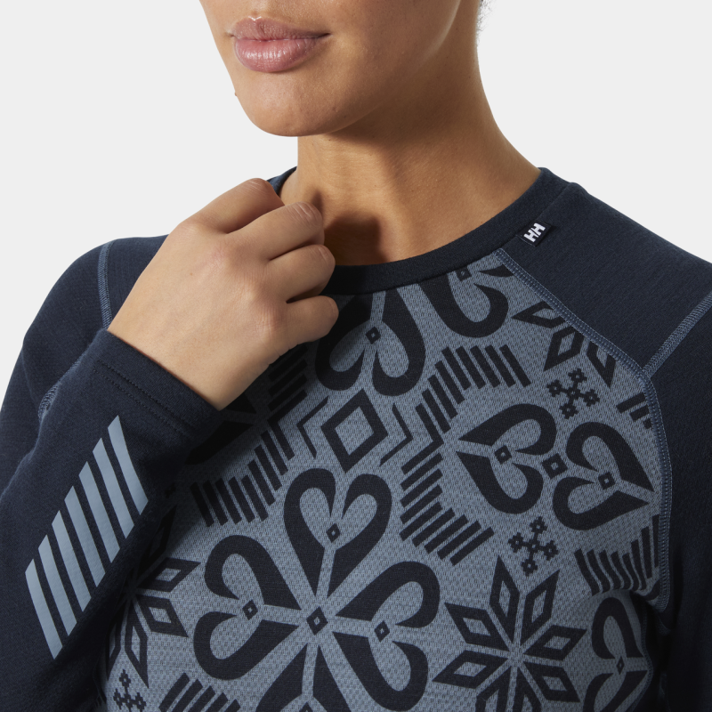 Helly Hansen Lifa Merino Midweight Graphi - Bielizna techniczna damska | Hardloop