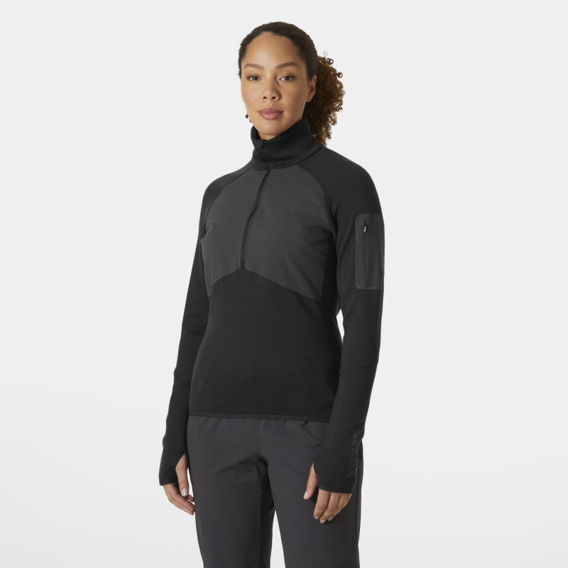 Helly Hansen Lifa Merino Midlayer 1/2 Zip - Camisola térmica de lã merino mulher | Hardloop