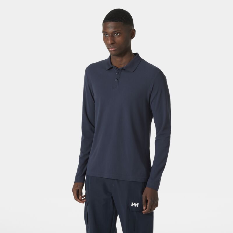Helly Hansen Crewline LS Polo - Polo-Shirt - Herren | Hardloop