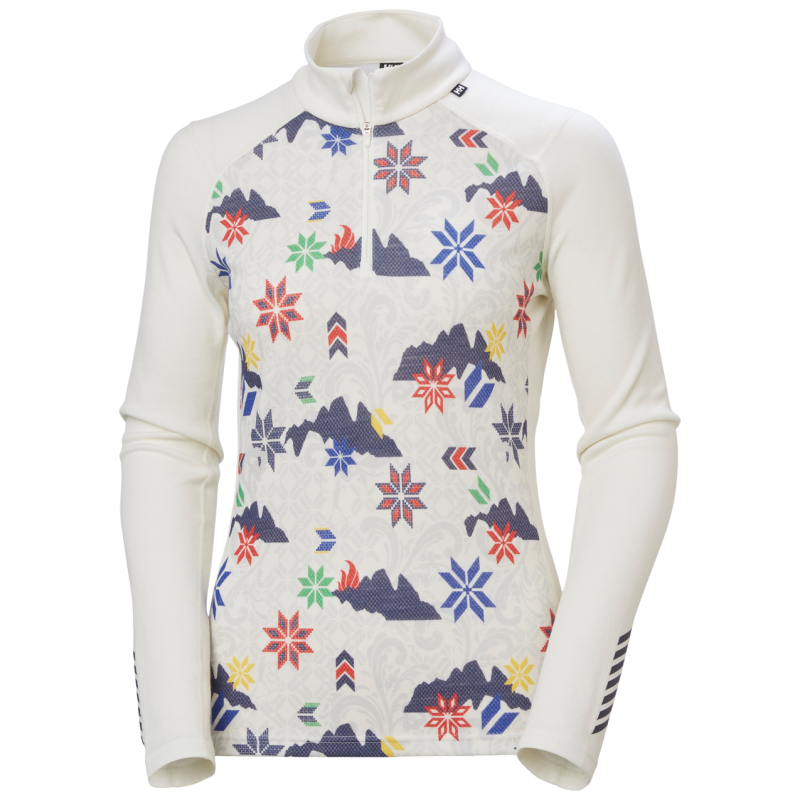 Lifa Merino Midweight Graphic 1/2 Zip - Maillot thermique laine mérinos femme