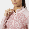 Helly Hansen Lifa Merino Midweight Graphic 1/2 Zip - Maglia in lana merino - Donna | Hardloop