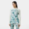 Helly Hansen Lifa Merino Midweight Graphic 1/2 Zip - Merino Wollen Shirt - Dames | Hardloop
