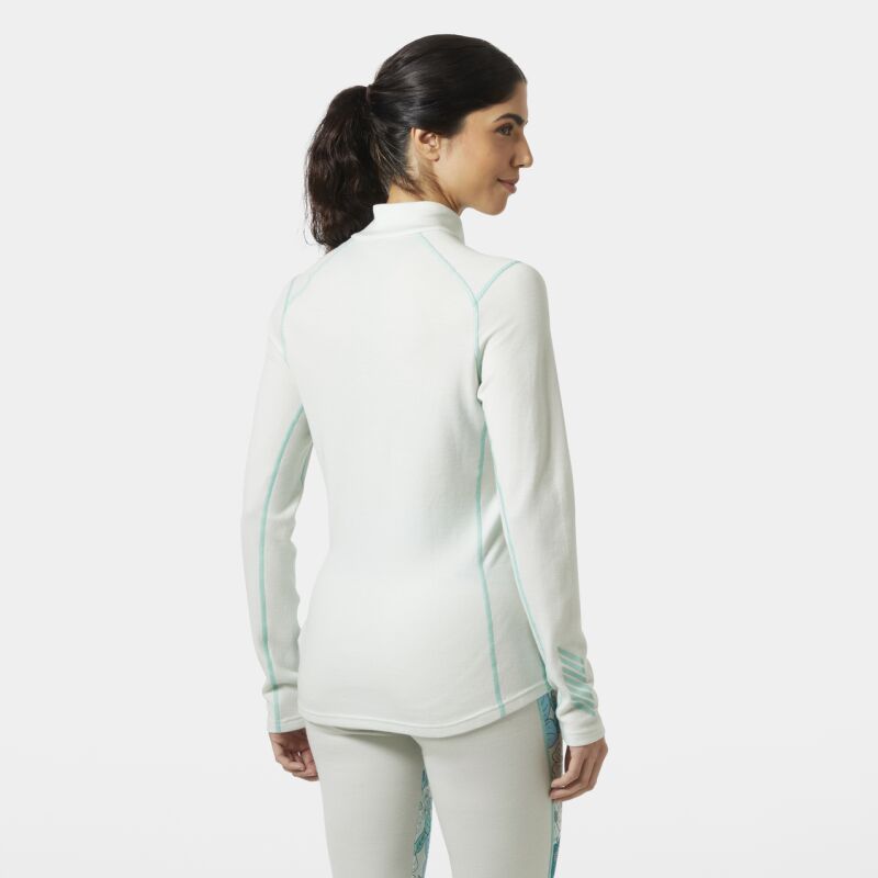 Helly Hansen Lifa Merino Midweight Graphic 1/2 Zip - Merinowolltrikot - Damen | Hardloop