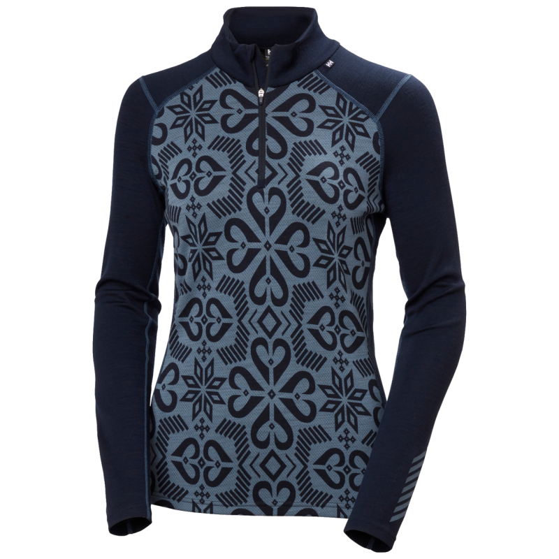 Helly Hansen Lifa Merino Midweight Graphic 1/2 Zip - Swetry z wełny merynosa damski | Hardloop
