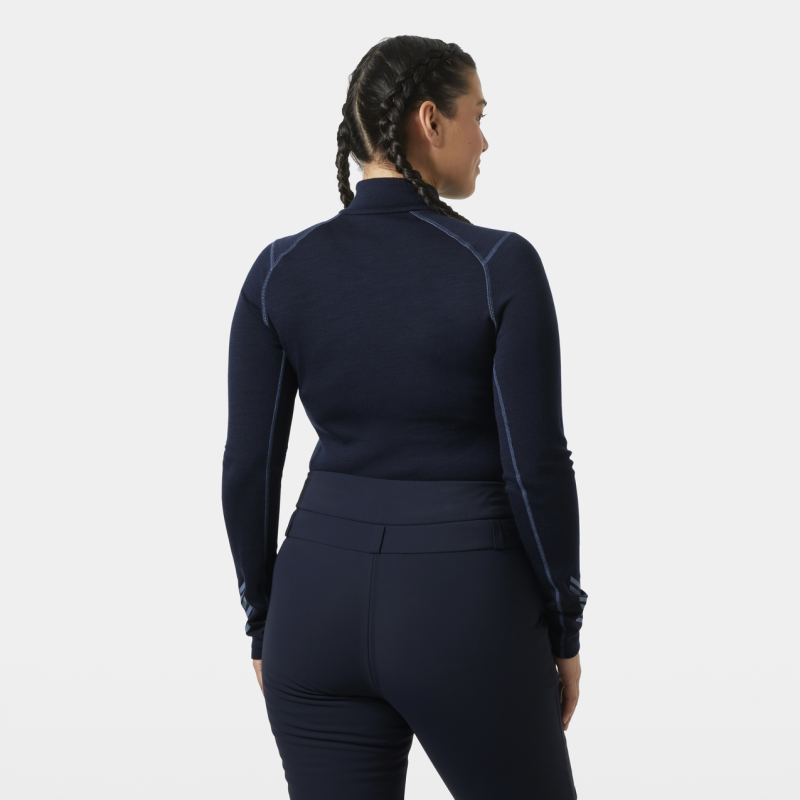 Helly Hansen Lifa Merino Midweight Graphic 1/2 Zip - Merinouldtrøj - Damer | Hardloop
