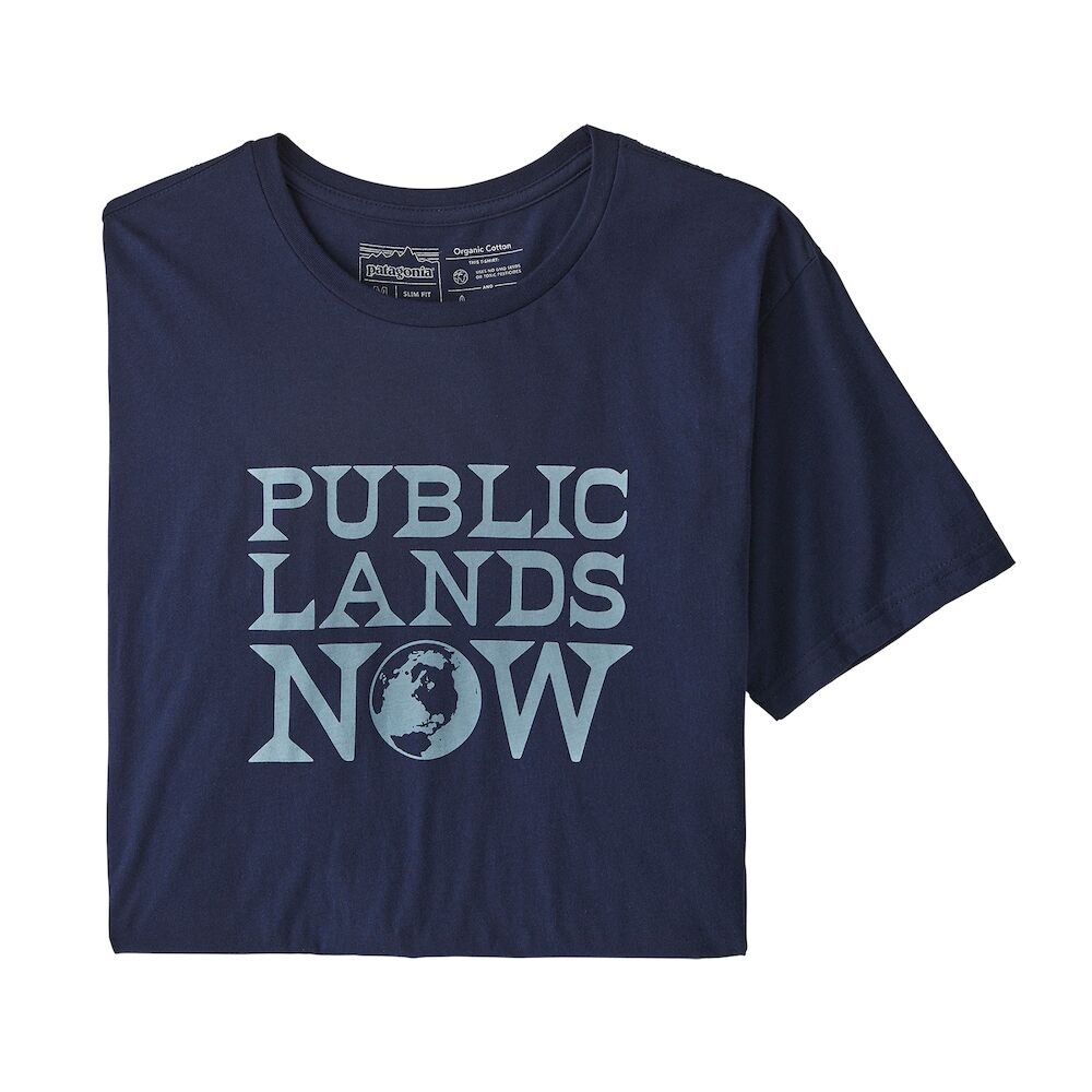 Patagonia Public Lands Now Organic T-Shirt - Pánské Triko | Hardloop