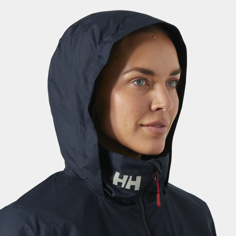 Helly Hansen Crew Hooded Pile Jacket - Chaqueta náutica - Mujer | Hardloop