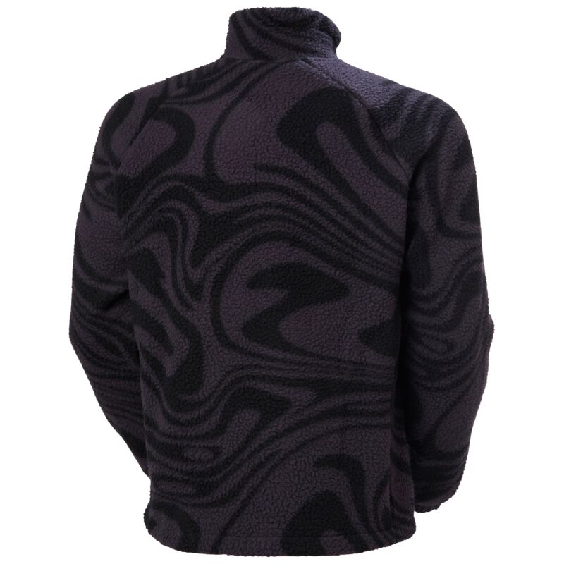 Helly Hansen Panorama Printed Pile Snap - Bluza polarowa meska | Hardloop