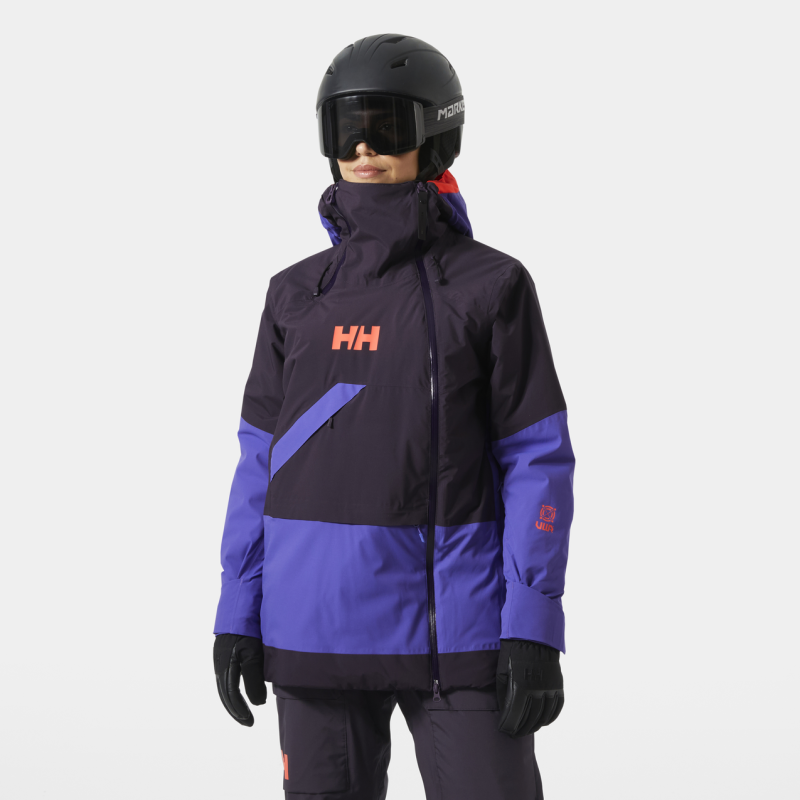 Helly Hansen Powchaser Asym Jacket - Veste ski femme | Hardloop