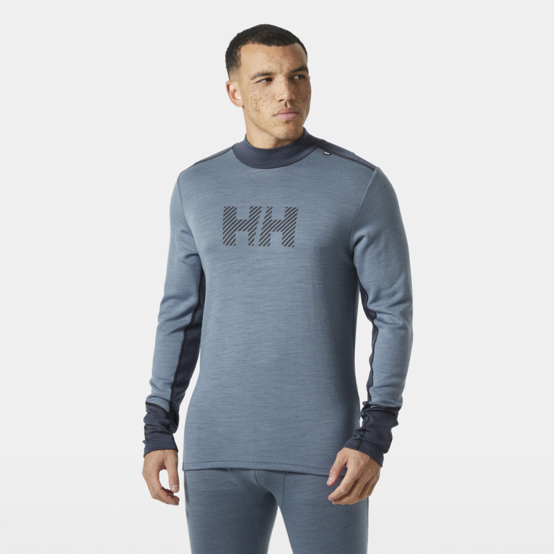 Helly Hansen Lifa Merino Midweight Logo - Swetry z wełny merynosa męski | Hardloop