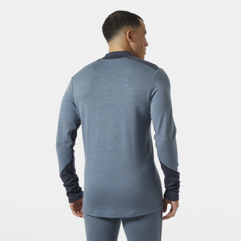 Helly Hansen Lifa Merino Midweight Logo - Merino Wollen Shirt - Heren | Hardloop