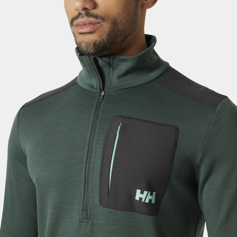 Helly Hansen Lifa Merino Midlayer 1/2 Zip - Camisola térmica de lã merino homem | Hardloop