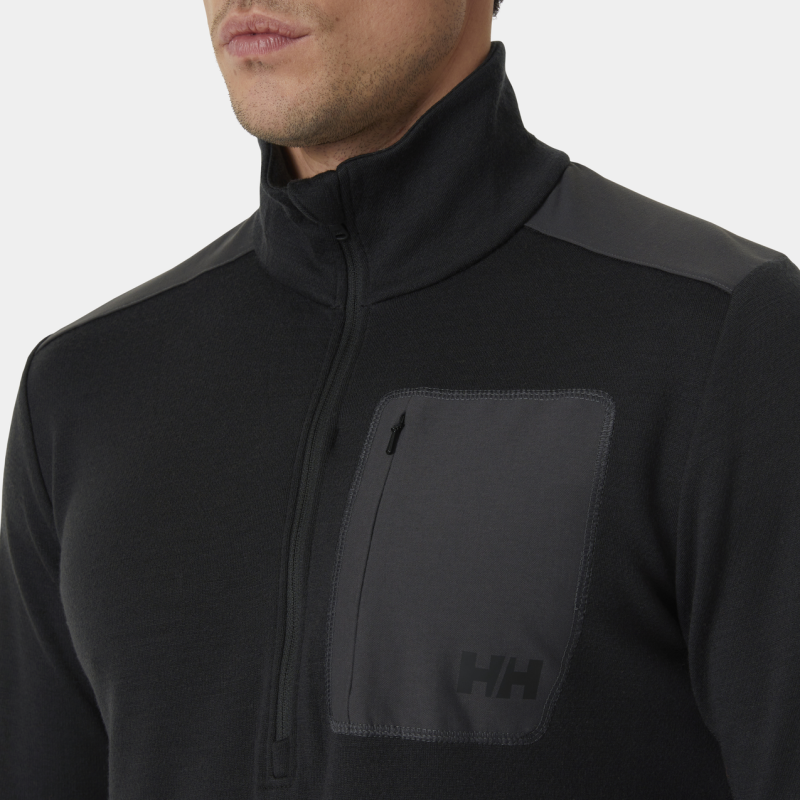 Helly Hansen Lifa Merino Midlayer 1/2 Zip - Merinouldtrøj - Herrer | Hardloop