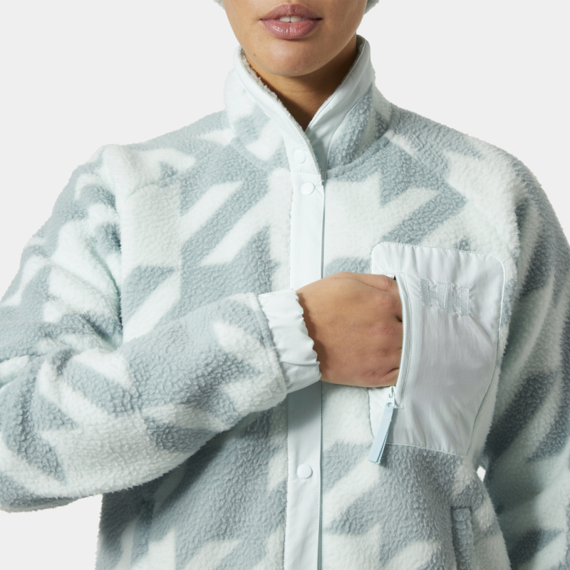 Helly Hansen Imperial Printed Pile Snap - Bluza polarowa damska | Hardloop