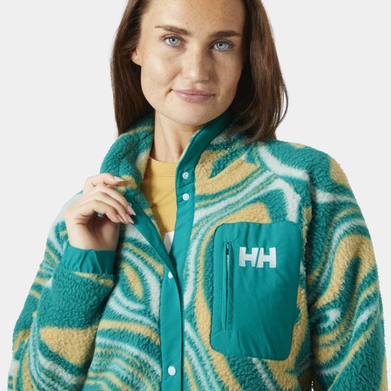 Helly Hansen Imperial Printed Pile Snap - Dámská fleesová mikina | Hardloop