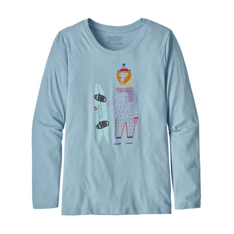 Patagonia Girls' L/S Graphic Organic T-Shirt - Bambini