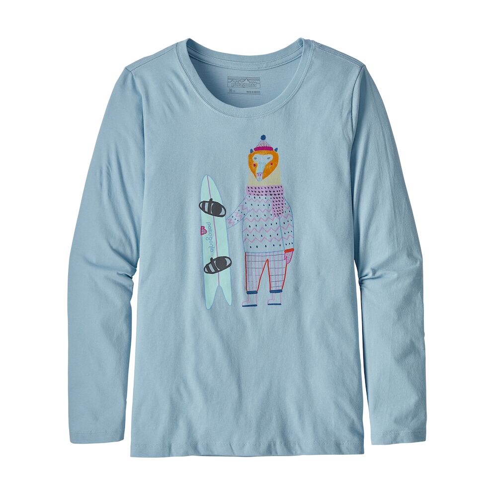 Patagonia Girls' L/S Graphic Organic T-Shirt - T-shirt dzieci | Hardloop