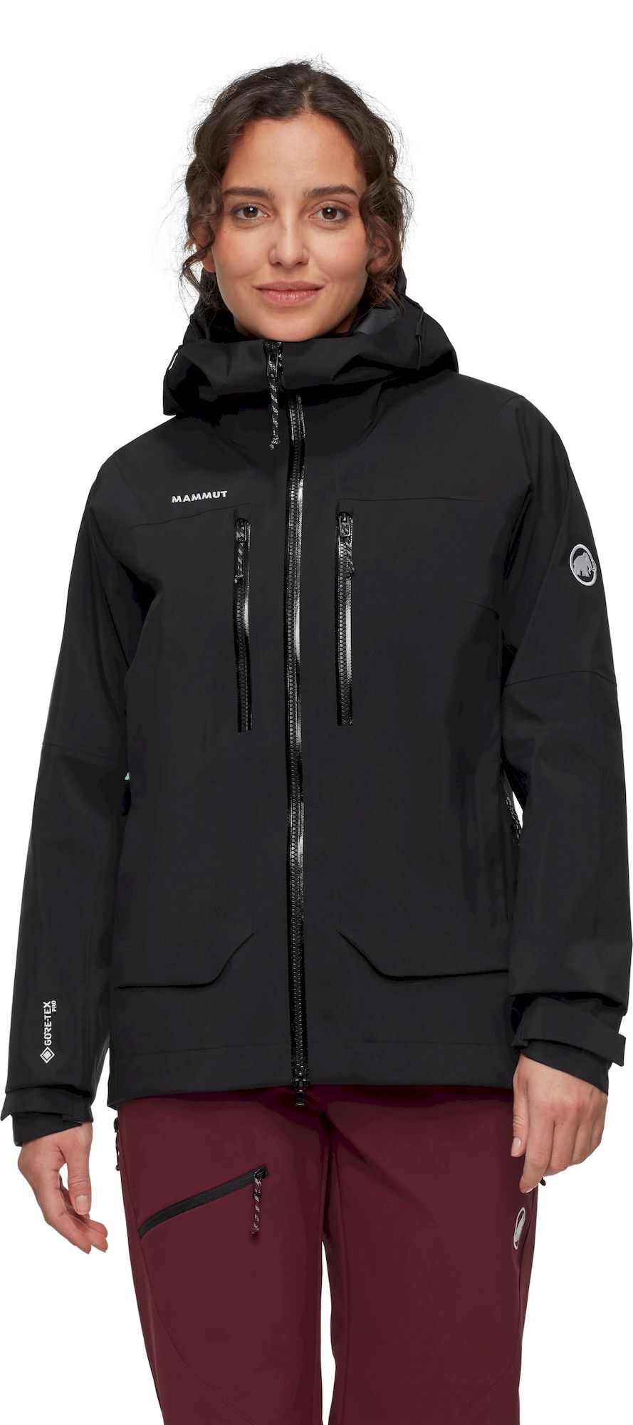 Mammut Crater Pro HS Hooded Jacket Regenjacke Damen Hardloop