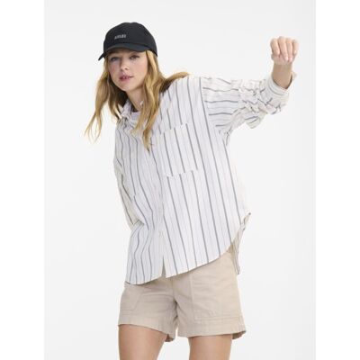 Chemise Rayée Coton - Hemd - Damen