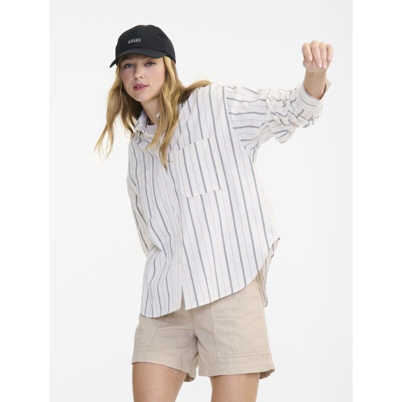 Aigle Chemise Rayée Coton - Koszula damski | Hardloop
