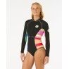 Rip Curl 1.5mm Shorty G-Bomb LS - Våtdräkt för surfing - Dam | Hardloop