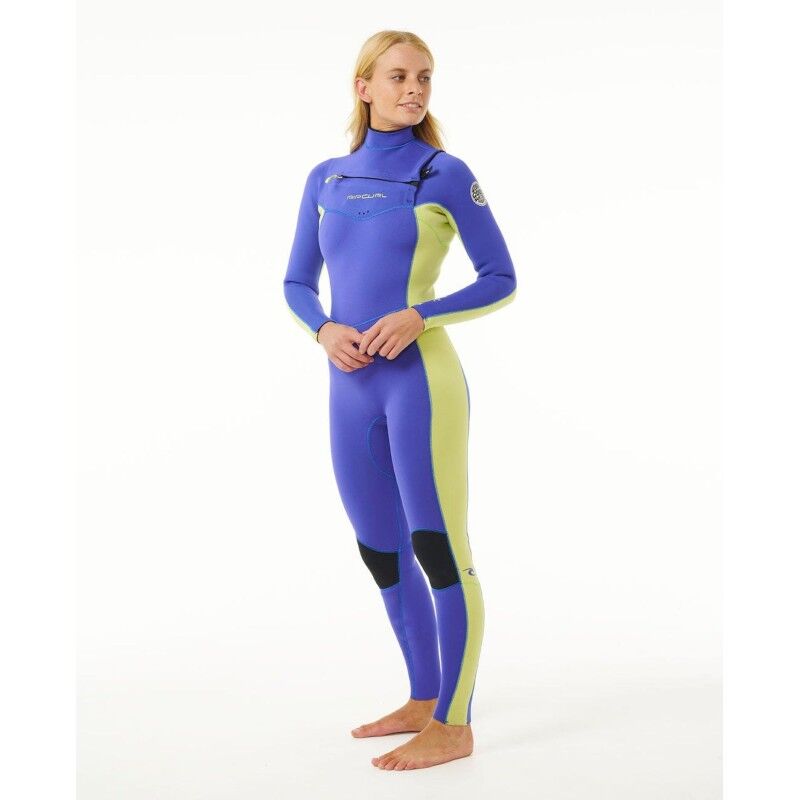 Rip Curl Women Dawn Patrol Perf 3/2 mm Chest Zip Wetsuit - Surfing Kombinezony damskie | Hardloop