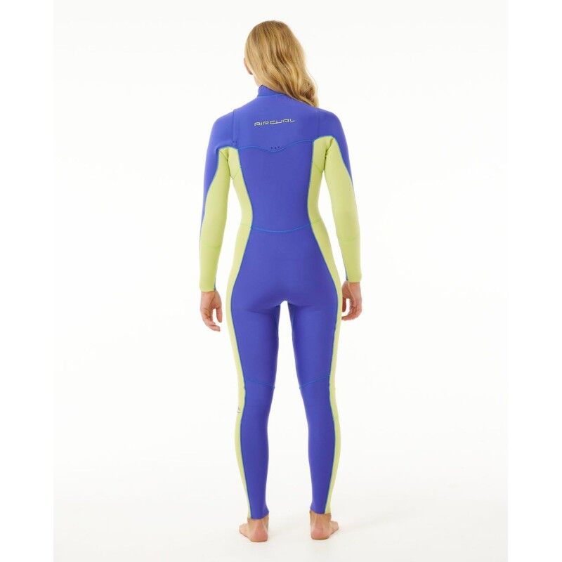 Rip Curl Women Dawn Patrol Perf 3/2 mm Chest Zip Wetsuit - Våtdräkt för surfing - Dam | Hardloop