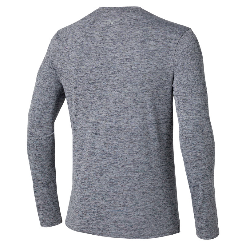 Mizuno Core Impulse Half Zip Long Sleeve Tee - T-shirt homme | Hardloop