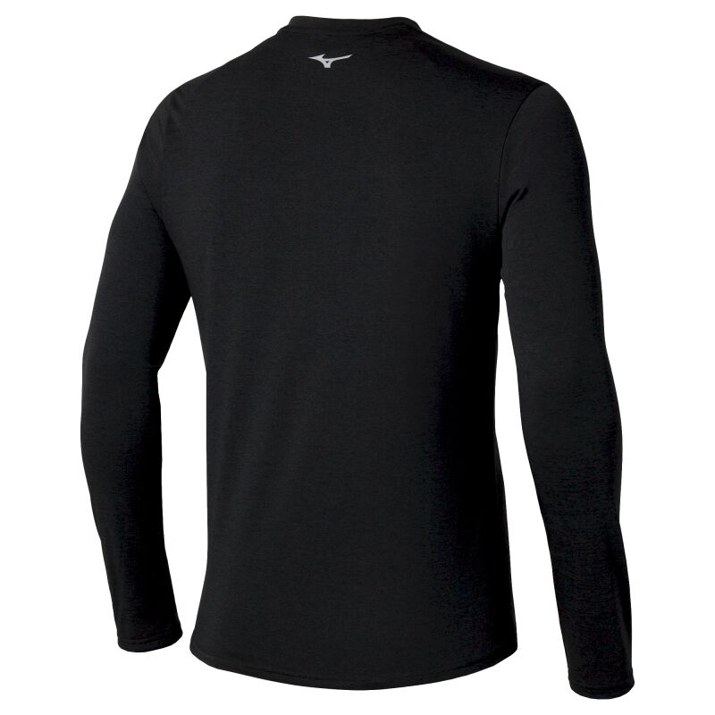Mizuno Core Impulse Half Zip Long Sleeve Tee - T-shirt homem | Hardloop