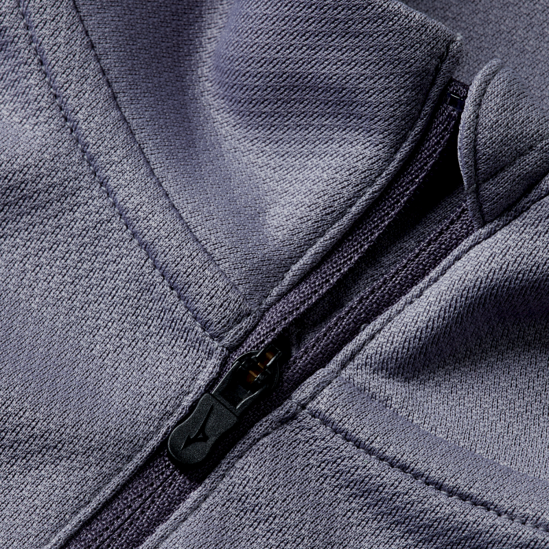 Mizuno Tech Thermal Charge Half Zip Long Sleeve Tee - T-shirt - Dam | Hardloop