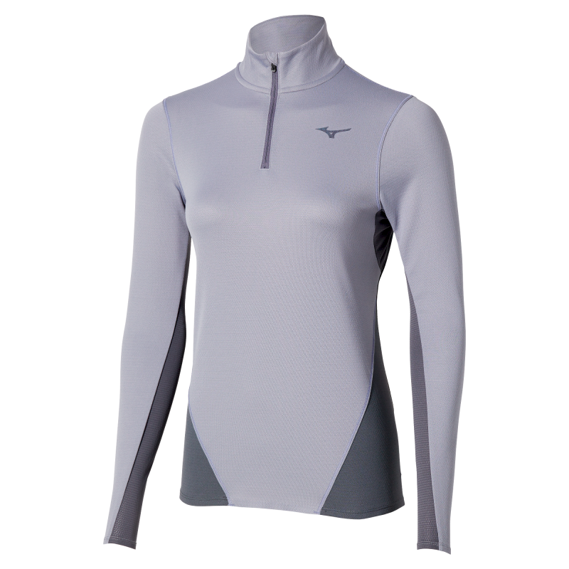 Mizuno Tech Thermal Charge Half Zip Long Sleeve Tee - T-shirt - Donna | Hardloop