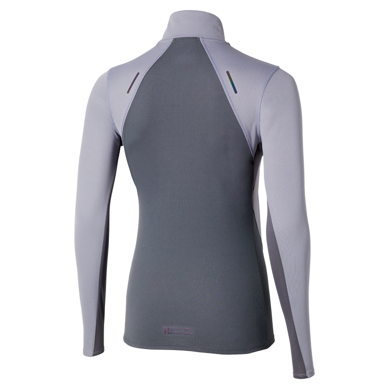 Mizuno Tech Thermal Charge Half Zip Long Sleeve Tee - T-shirt - Dam | Hardloop