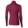 Mizuno Tech Thermal Charge Half Zip Long Sleeve Tee - T-shirt femme | Hardloop