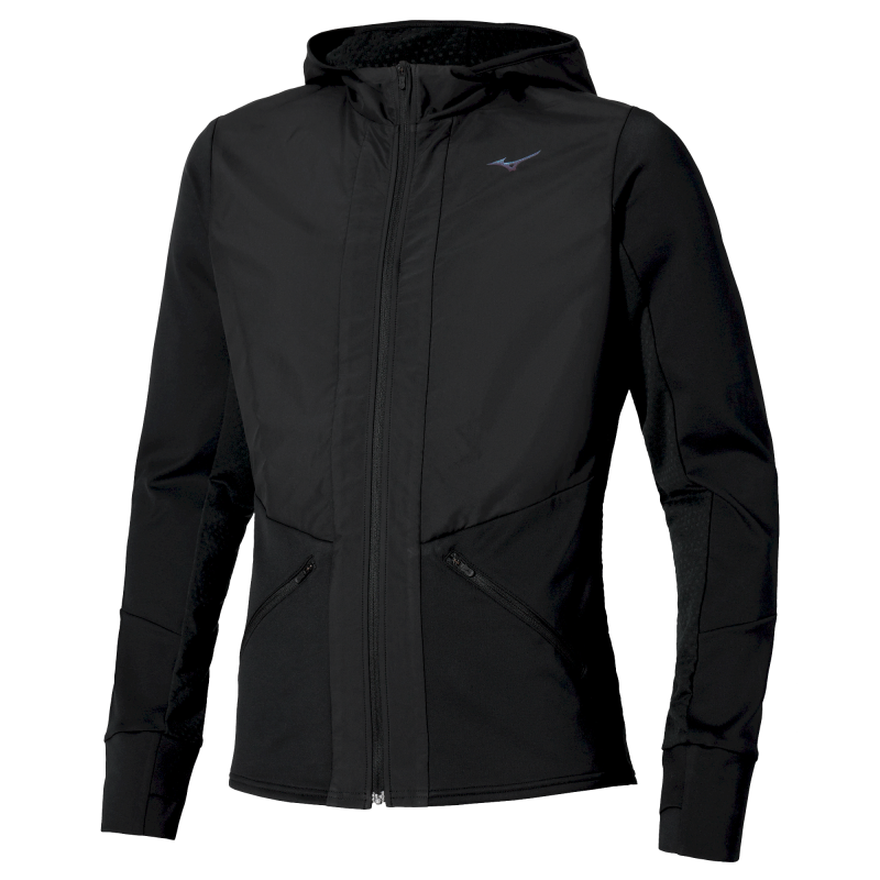 Active Warmalite Hybrid Full Zip Hooded Long Sleeve Top - Pánská běžecké vesta