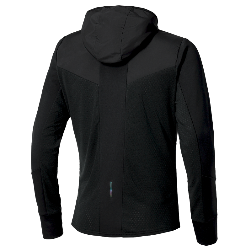 Mizuno Active Warmalite Hybrid Full Zip Hooded Long Sleeve Top - Kurtka do biegania meska | Hardloop